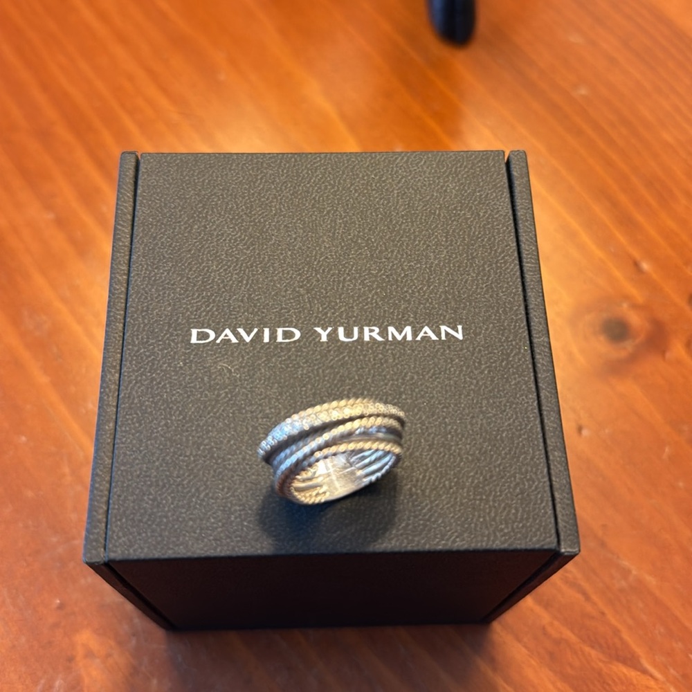 David Yurman Silver Women's Ring - Picture 8 of 10